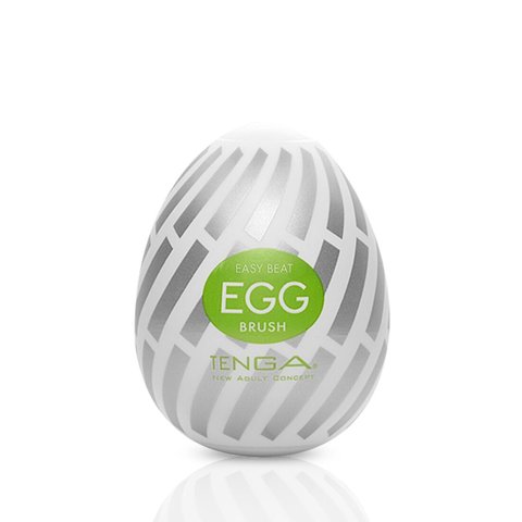 Мастурбатор-яйце Tenga Egg Brush з рельєфом у вигляді великої щетини SO5489 фото