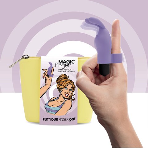 Вібратор на палець FeelzToys Magic Finger Vibrator Purple SO4435 фото