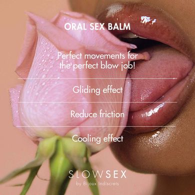 Стимулювальний бальзам для мінету Bijoux Indiscrets Slow Sex Oral sex balm SO5902 фото