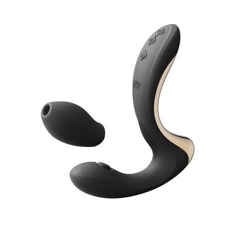 Вібратор Zalo – Talis G-Spot PulseWave Vibrator Obsidian Black SX0713 фото