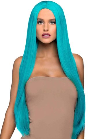 Перука Leg Avenue 33″ Long straight center part wig turquoise SO8591 фото